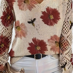 Jean | Elegant Cardigan - Red