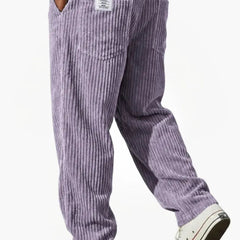 Wanda | Men's Corduroy Trousers - Purple