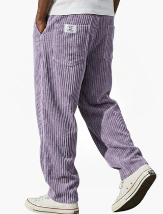 Wanda | Men's Corduroy Trousers - Purple