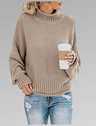 Edith | Elegant Sweater - Brown