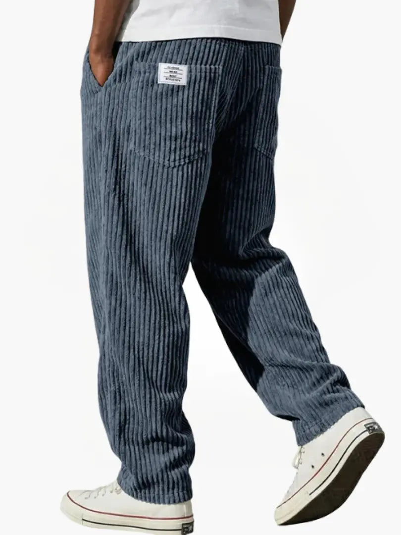 Wanda | Men's Corduroy Trousers - Blue