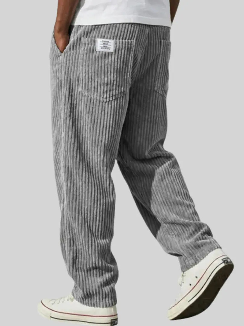 Wanda | Men's Corduroy Trousers - Gray