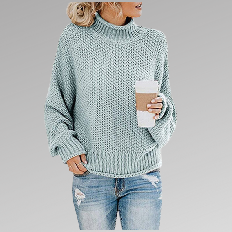 Edith | Elegant Sweater - Sky blue