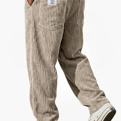 Wanda | Men's Corduroy Trousers - Khaki