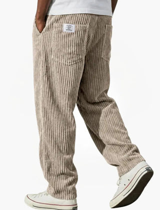 Wanda | Men's Corduroy Trousers - Khaki