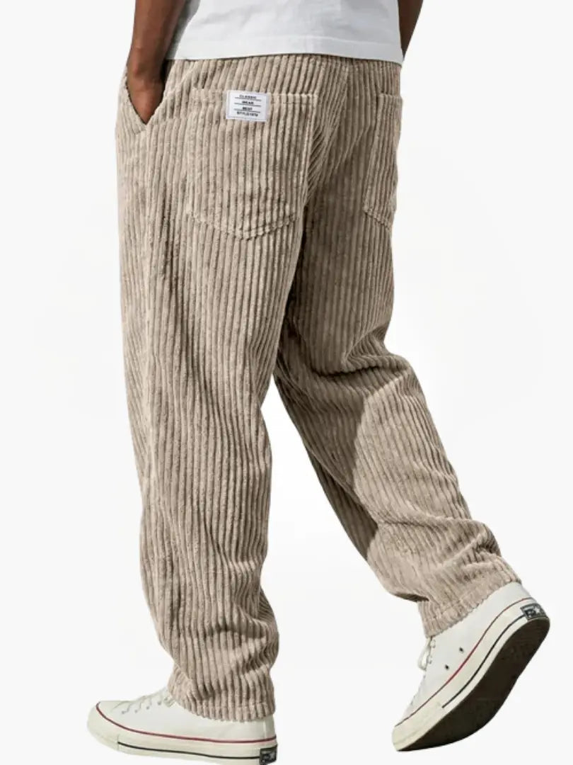 Wanda | Men's Corduroy Trousers - Khaki
