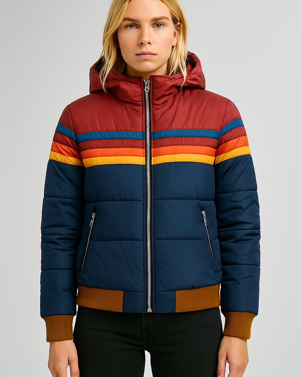 Pearl | Waterproof Rain Coat - Navy Blue