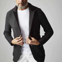 Christine | Men's Classic Tailored Blazer in Cotton-Polyester Blend - 4
