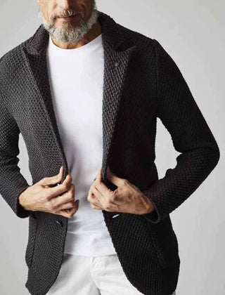 Christine | Men's Classic Tailored Blazer in Cotton-Polyester Blend - 4