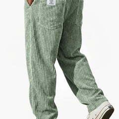 Wanda | Men's Corduroy Trousers - Light Green