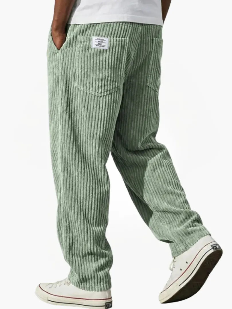 Wanda | Men's Corduroy Trousers - Light Green