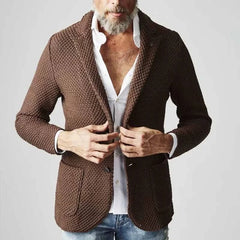 Christine | Men's Classic Tailored Blazer in Cotton-Polyester Blend - 2