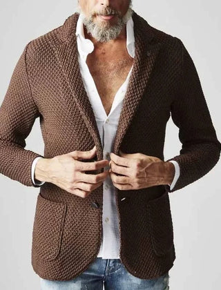 Christine | Men's Classic Tailored Blazer in Cotton-Polyester Blend - 2