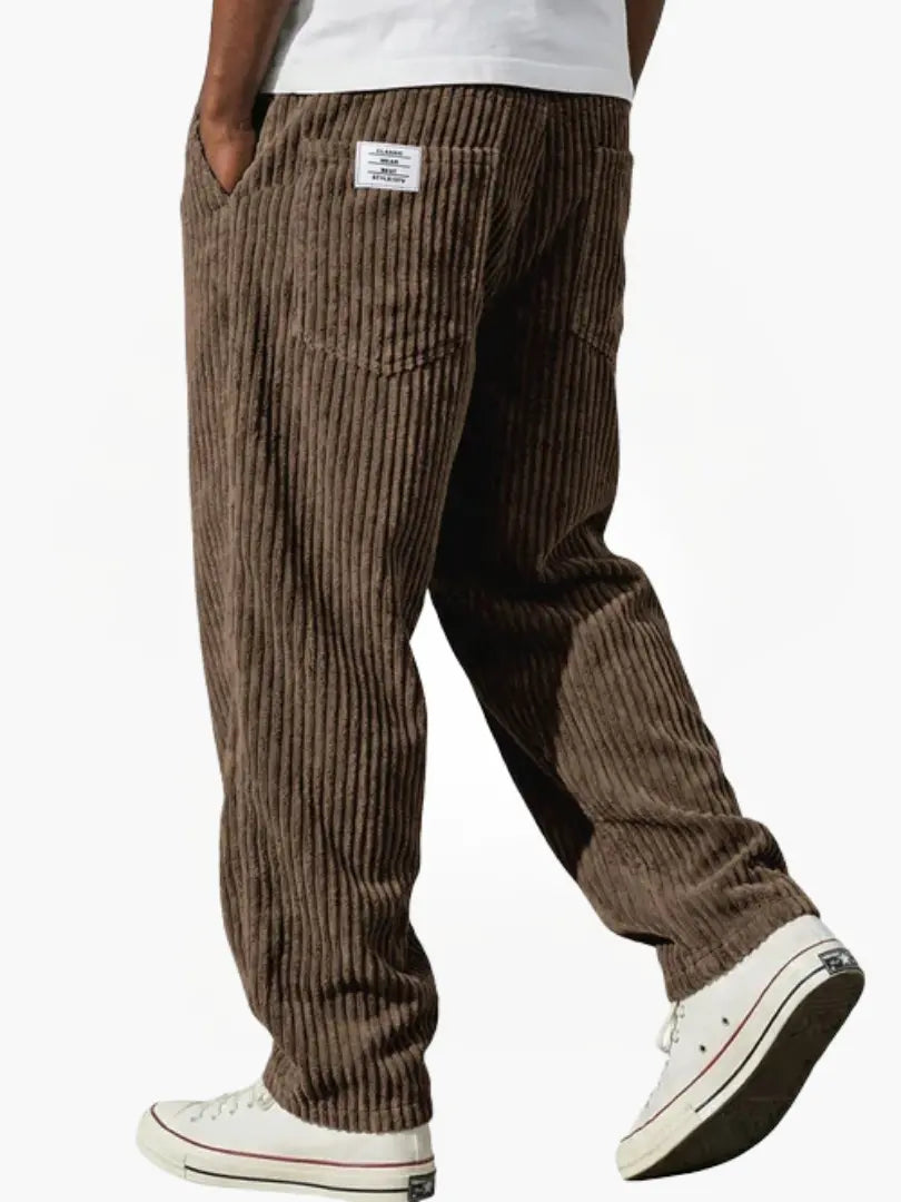 Wanda | Men's Corduroy Trousers - Brown