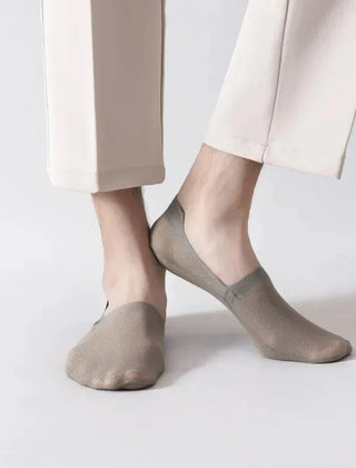 Vivian | Invisible Breathable Anti-Slip Socks - Light Gray