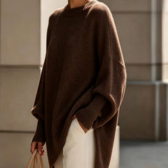 Susan | Maris Drape Sweater - Coffee