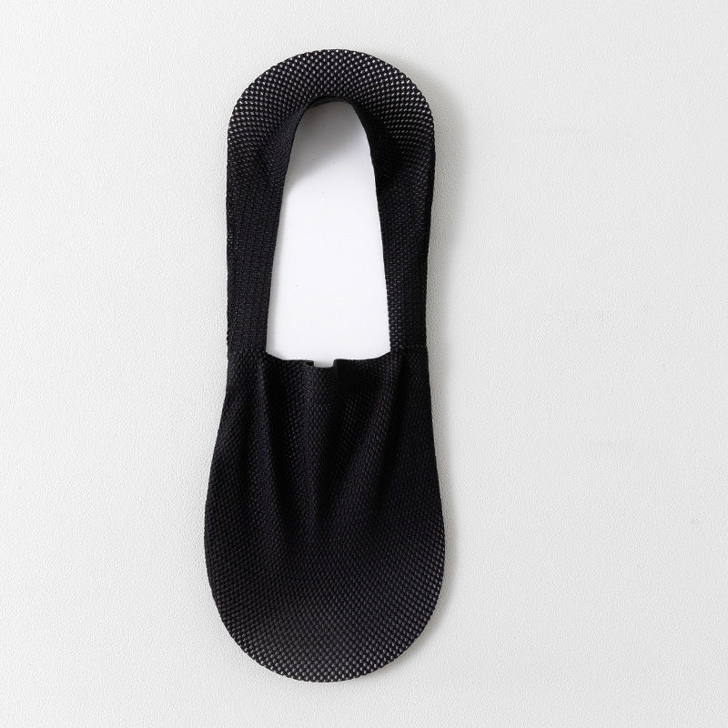 Vivian | Invisible Breathable Anti-Slip Socks - Black