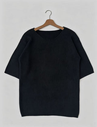Ann | Caden Knit Pullover - Black