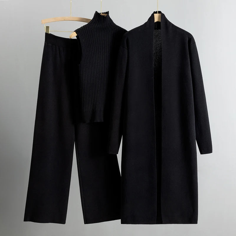 Barbara | Olivia Klein Vicenza 3 Piece Set - Black