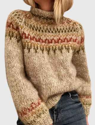 Doris | Sophisticated Sweater - Camel