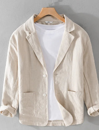 Edith | Leandro Linen Jacket - Beige