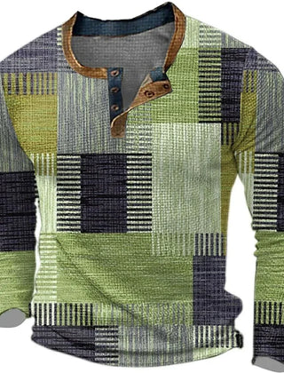 Judith | Multicolor Long Sleeve Shirt - Green
