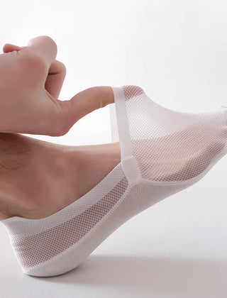 Vivian | Invisible Breathable Anti-Slip Socks - White