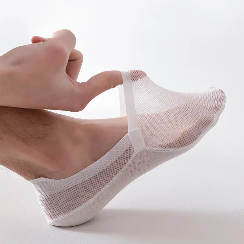 Vivian | Invisible Breathable Anti-Slip Socks - White