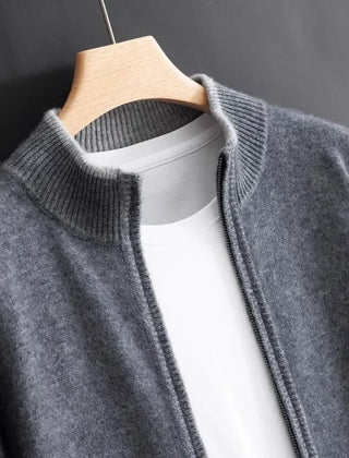 Gladys | Riku Cashmere Zip Jacket - Gray