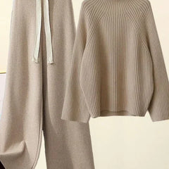 Marie | AUTUMN WINTER KNITWEAR SET - Khaki