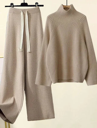Marie | AUTUMN WINTER KNITWEAR SET - Khaki