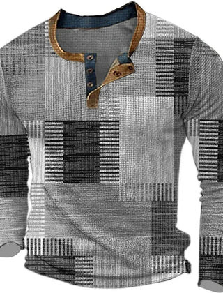Judith | Multicolor Long Sleeve Shirt - Gray