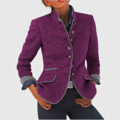 Joyce | Elegant Cardigan - Purple