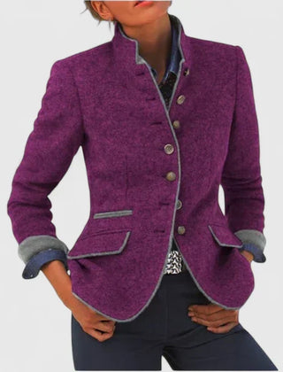Joyce | Elegant Cardigan - Purple