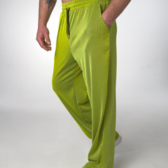 Shirley | Ellison Fluid Pant - Fluorescent Green