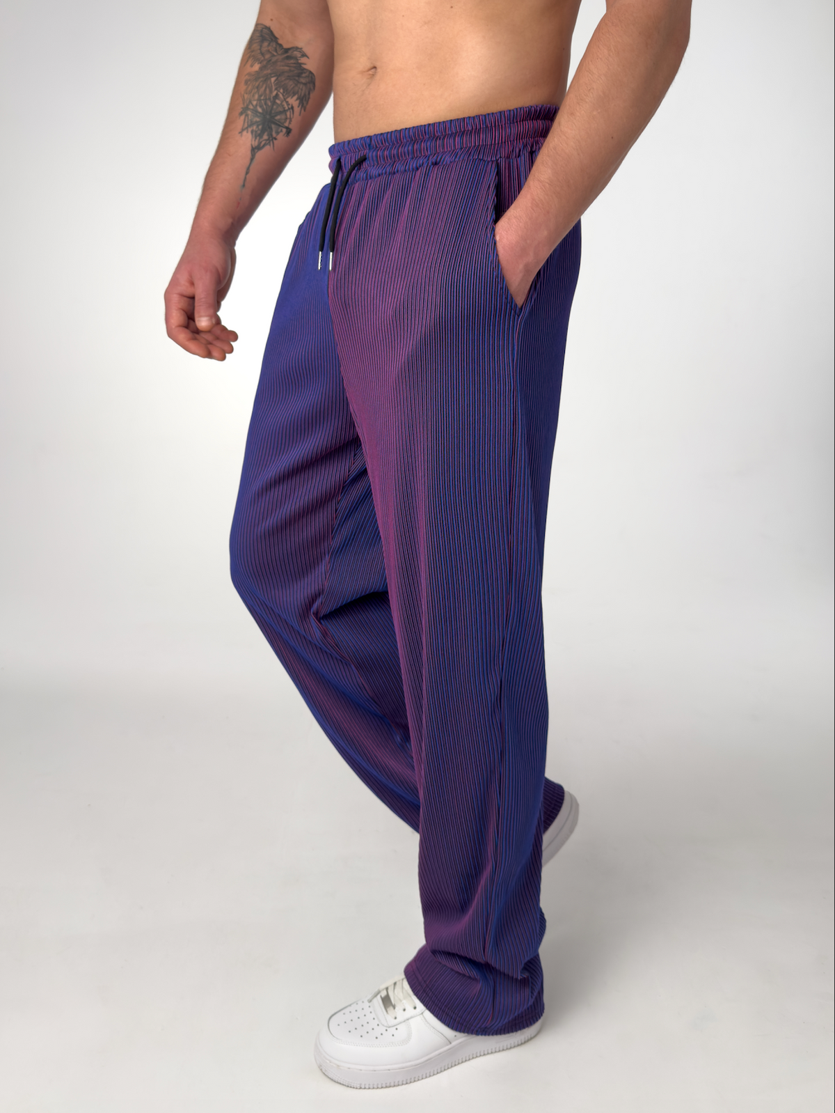 Shirley | Ellison Fluid Pant - Violet Blue