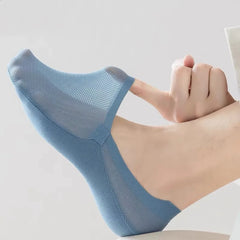 Vivian | Invisible Breathable Anti-Slip Socks - Blue