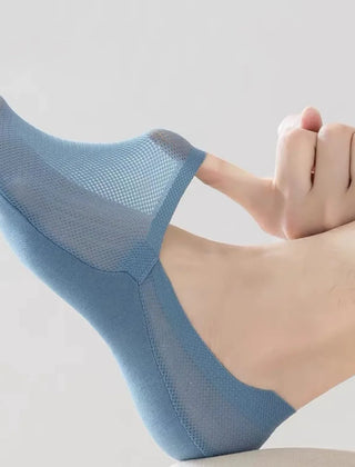 Vivian | Invisible Breathable Anti-Slip Socks - Blue