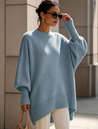 Susan | Maris Drape Sweater - Blue