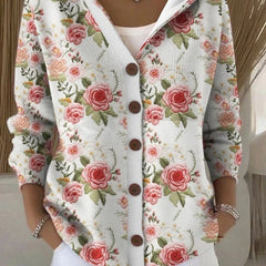 Eleanor | Artistic Long Cardigan - Soft Pink