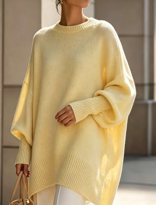 Susan | Maris Drape Sweater - Yellow