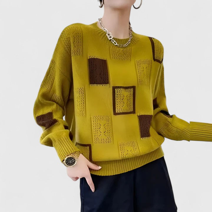 Nancy | Sophisticated Sweater - Yellow