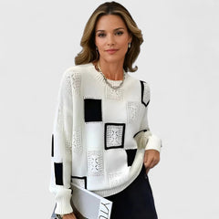 Nancy | Sophisticated Sweater - White