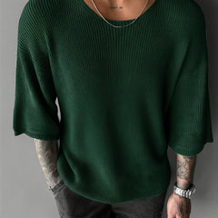 Ann | Caden Knit Pullover - Green