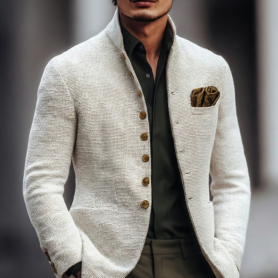 Vivian | Refined Single Breasted Cardigan - White