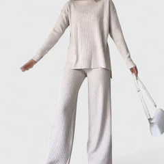 Lucille | Sophisticated Two-Piece Set - Apricot