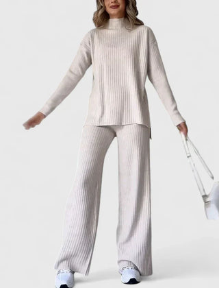 Lucille | Sophisticated Two-Piece Set - Apricot