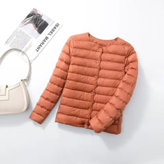 Janet | Novalee – Classic Lightweight Jacket - Bright Red