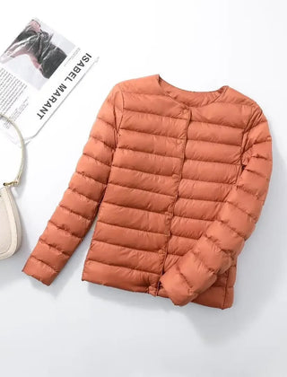 Janet | Novalee – Classic Lightweight Jacket - Bright Red
