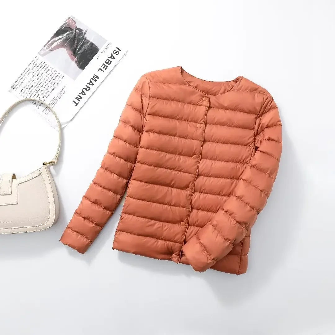 Janet | Novalee – Classic Lightweight Jacket - Bright Red